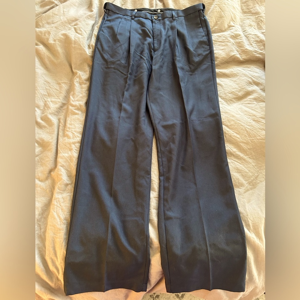 Haggar Navy Dress Pants